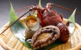 房総の新鮮な魚介類【栄螺・伊勢海老・鮑】